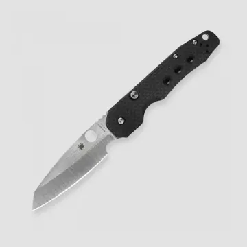 Складной нож Spyderco Smock 240CFP c клинком из стали CPM-S30V, рукоять Сarbon Fiber / G10