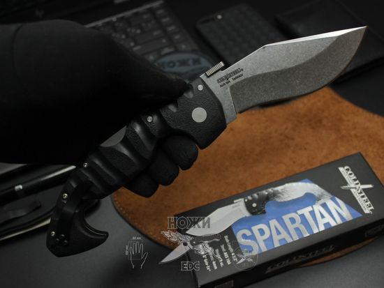 Складной нож Cold Steel 21ST Spartan c клинком из стали AUS-10A, рукоять Grivory (Griv-Ex)