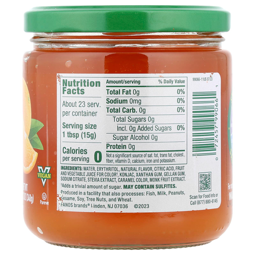 Walden Farms, Мармелад, спред, апельсин, 340 г (12 унций)