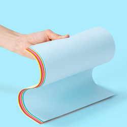 Цветная бумага Deli Light А4, 10 цветов