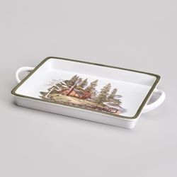 БЛЮДО С РУЧКАМИ LEFARD "FAMILY HOUSE" ПРЯМОУГ. 35,5*20*4 СМ (КОР=12ШТ.)