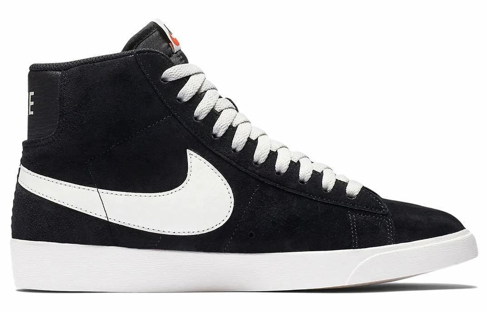 Кроссовки Nike Blazer Black Suede (Женская размерная сетка)