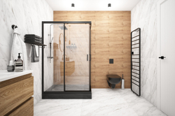 Душевое ограждение "Universal PRO Black"