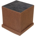 Короб для хранения вещей складной «ВЕСТА», цвет коричневый, 31*31*30.5см