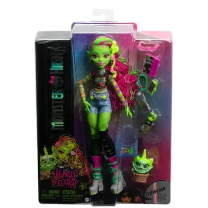 Кукла Monster High Venus McFlytrap с питомцем