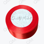 Лента атласная 4 см 25 ярдов (красная) №26