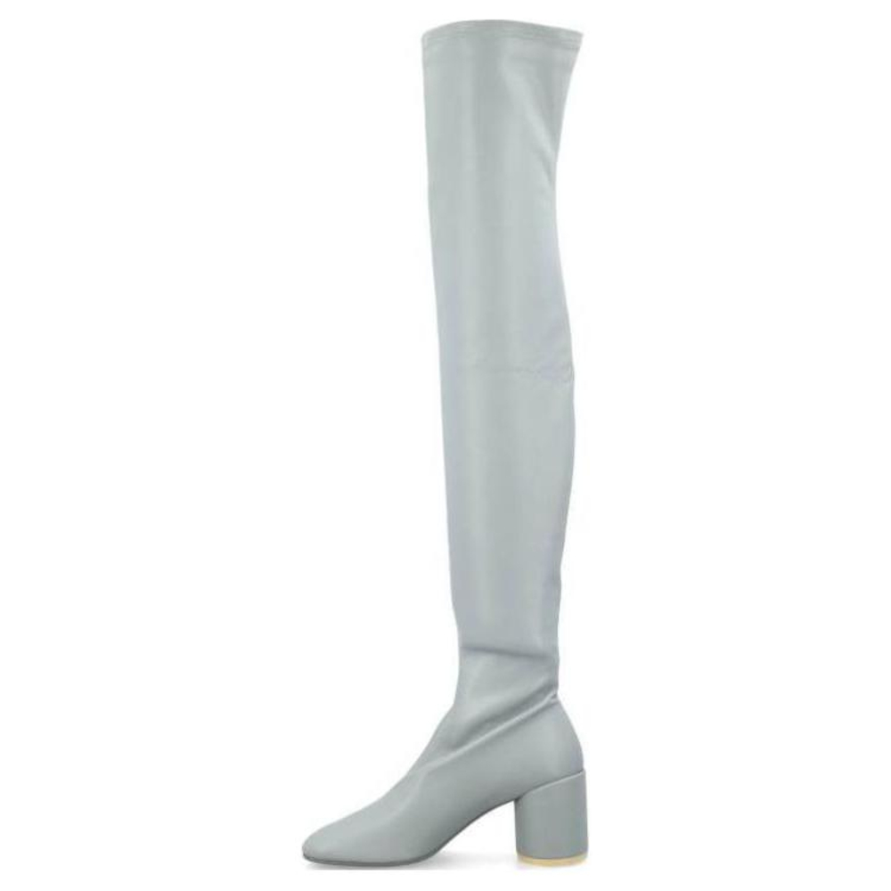 MM6 Maison Margiela Anatomic Over the knee Boots 7cm Women"s Blue