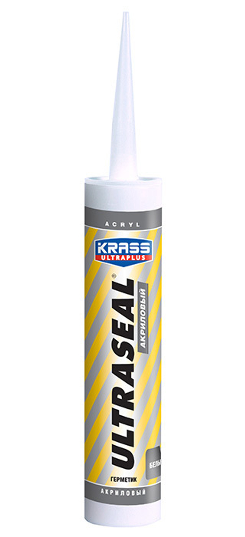 Герметик акрил. KRASS белый 260мл  ULTRASEAL * стоп цена