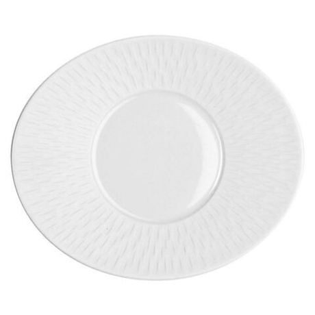 Блюдце для чашки для завтрака 20х17см Guy Degrenne Boreal Satin