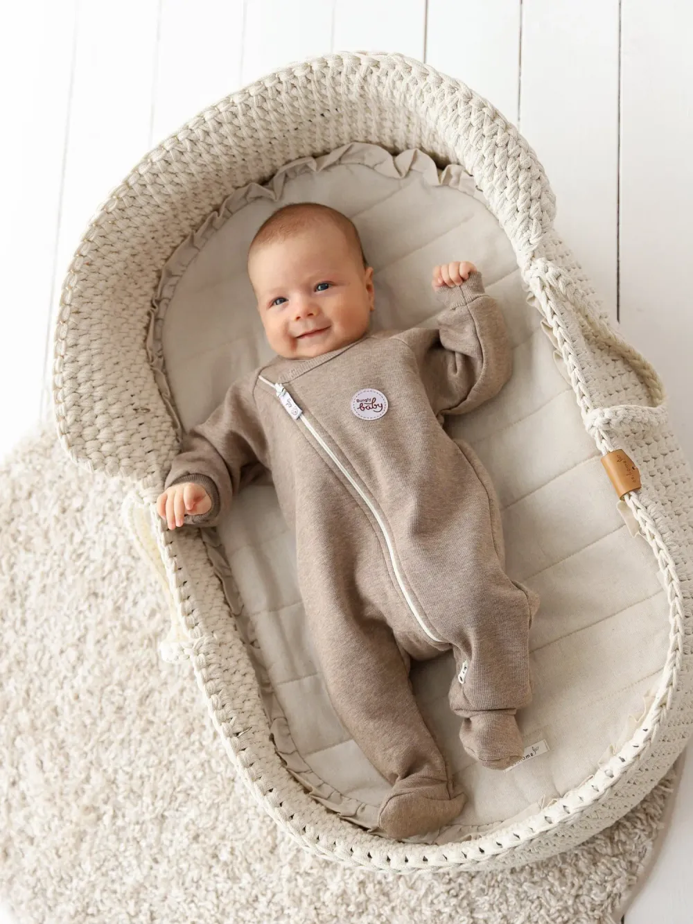 Комбинезон-косуха с закрытой ножкой "Халва" утепленный 0+