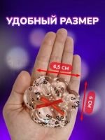 Антистресс игрушка Таба сквиш лапка липкая прозрачная сквиши