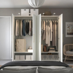 Гардероб - IKEA PAX/FORSAND/ПАКС/ФОРСАНД ИКЕА, 200x60x201 см, белый
