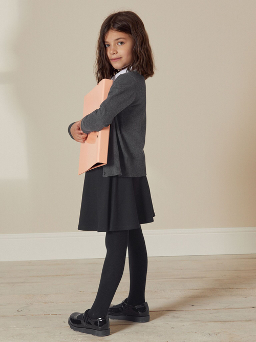 Кардиган школьный для девочки Next 358-245, Серый