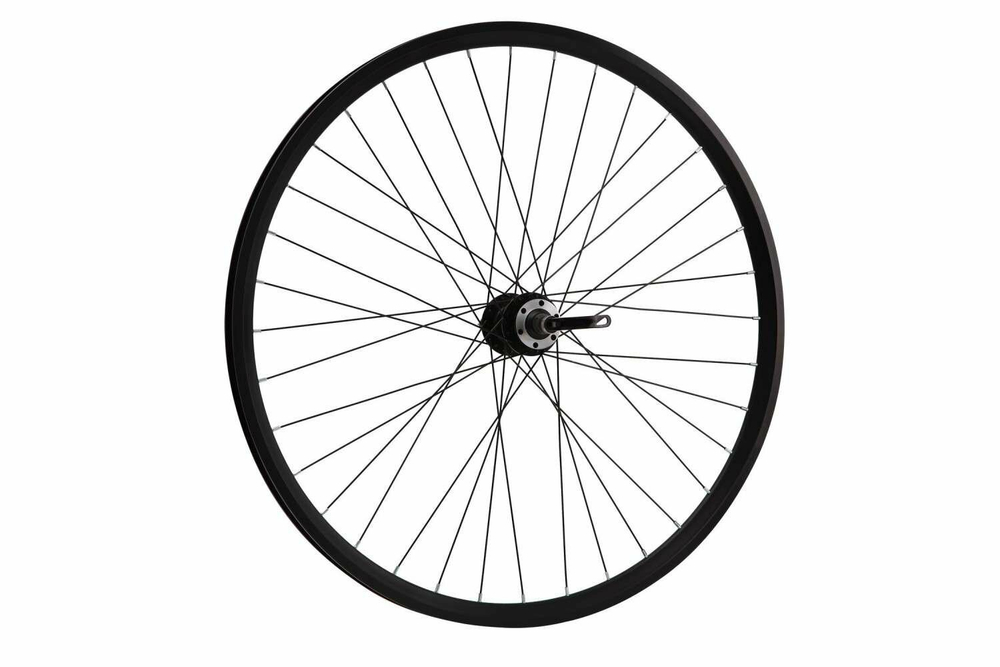 Колесо 29"перед.ал.дв.обод,ст.втулка черн.32Н Disk+эксц