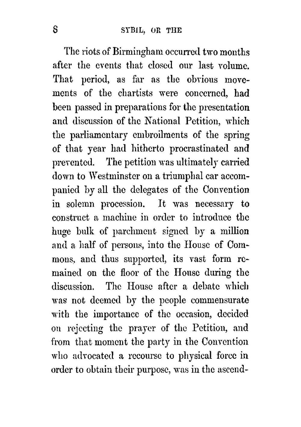 Sybil, or, The two nations. Volume 3 | Disraeli Benjamin