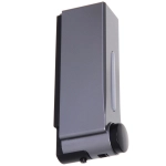 Дозатор для жидкого мыла настенный 300 мл серый DQ57G