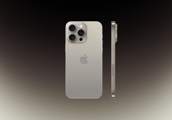 Телефон Apple iPhone 15 Pro Max 512Gb (Natural titanium)