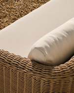 3-местный диван Meria из искусственного ротанга 208 см