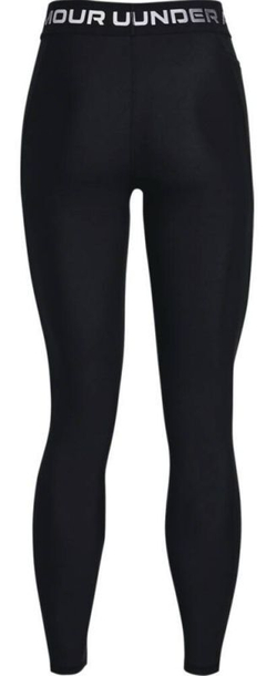 Леггинсы Under Armour Women's HeatGear Armour Wordmark Waistband Full-Length Leggings - black