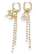 91003662 Серьги Selena Pearls