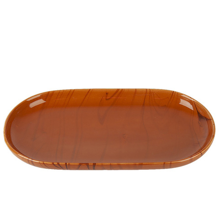 Блюдо сервировочное "Wooden Grain" 29,5*16,5*3см. (min2) (фарфор) (транспортная упаковка)