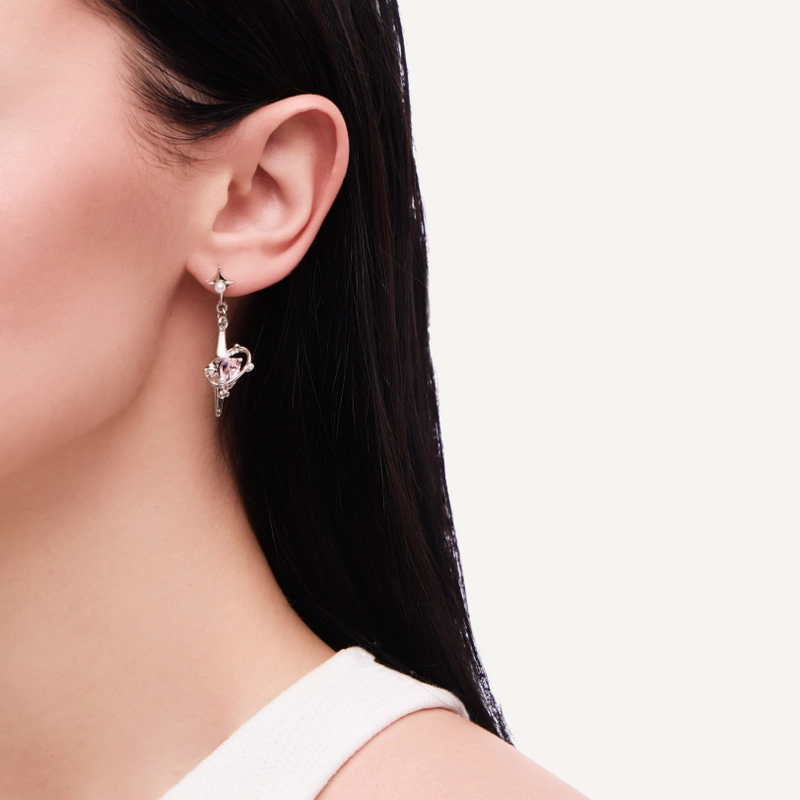 Серьги Космическая Любовь – Розовые