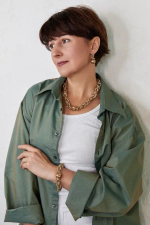 HMG 1131 карамель Браслет Византия  арт.1390