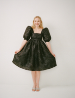 Royal black dress