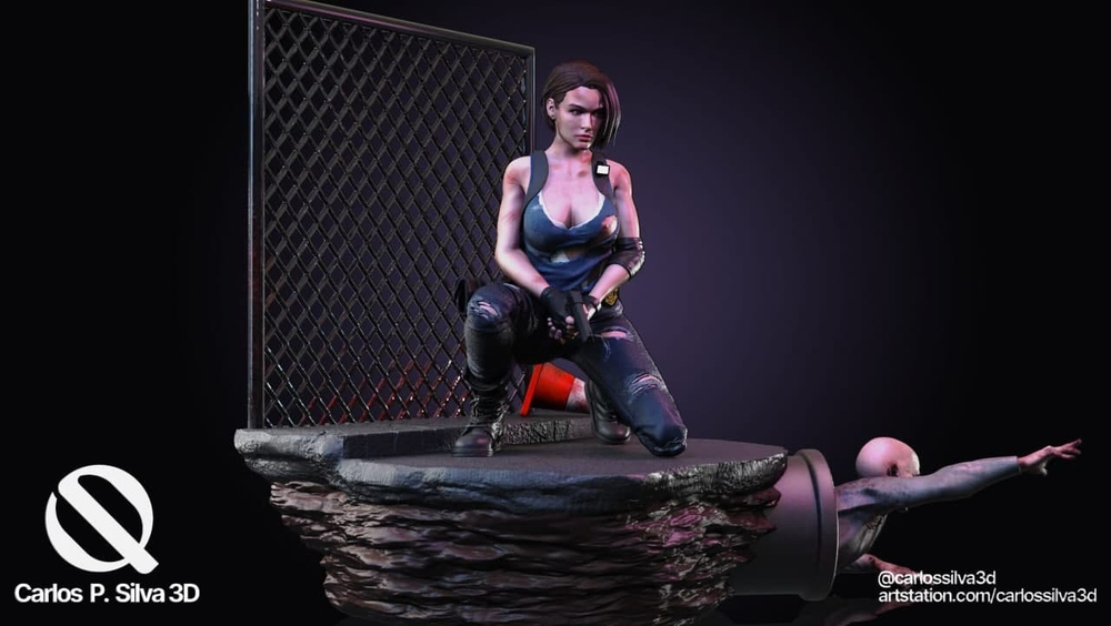Resident Evil Обитель зла Jill Valentine Джилл Валентайн Коллекционная Фигурка Аниме