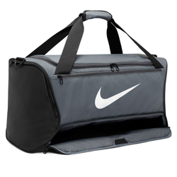 Спортивная сумка Nike Brasilia 9.5 Training Duffel Bag - серый/черный/белый