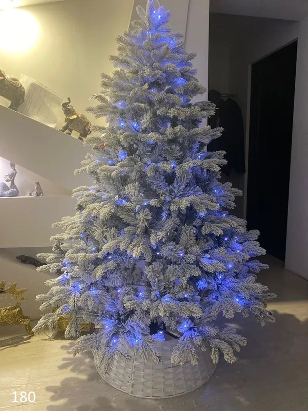 Заснеженная елка «Камчатская» (Литая+пвх) 150 см / 1.5 м