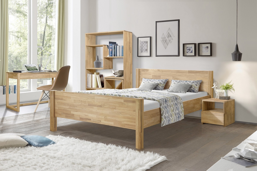 Стеллаж из массива дуба Ланс-2