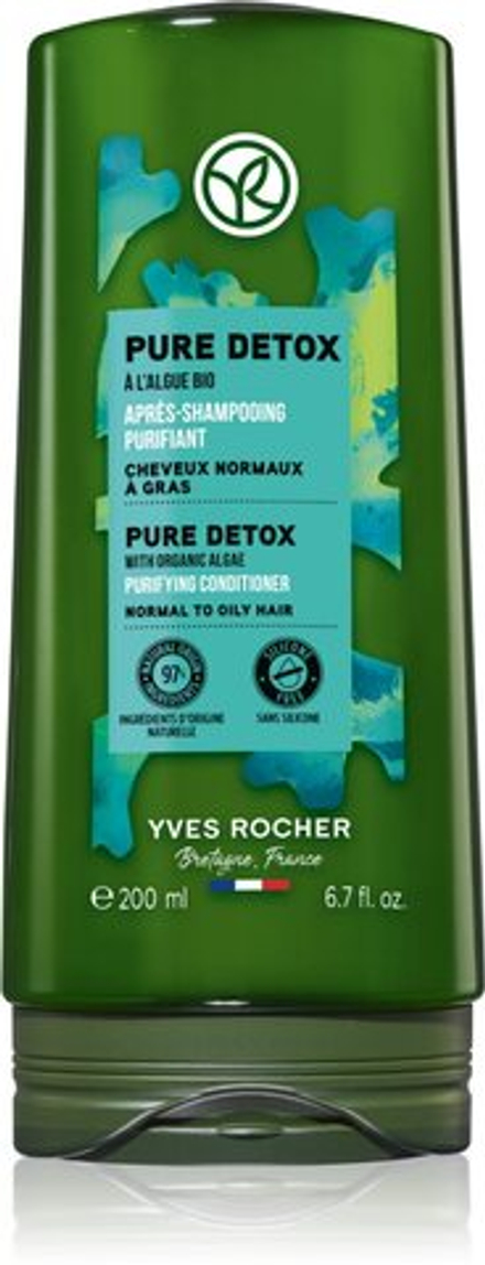 Yves Rocher Pure Detox - очищающий кондиционер /   200  ml  / GTIN 3660005566122