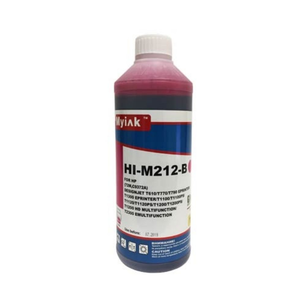 Чернила MyInk HI-M212-B Gloria™ для HP 72/727/764 (1л, Dye) Magenta