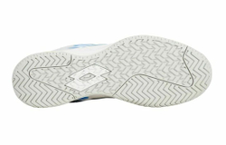 Мужские кроссовки теннисные Lotto Mirage 100 II SPD - all white/dodgers blue/солнечно-лаймовый