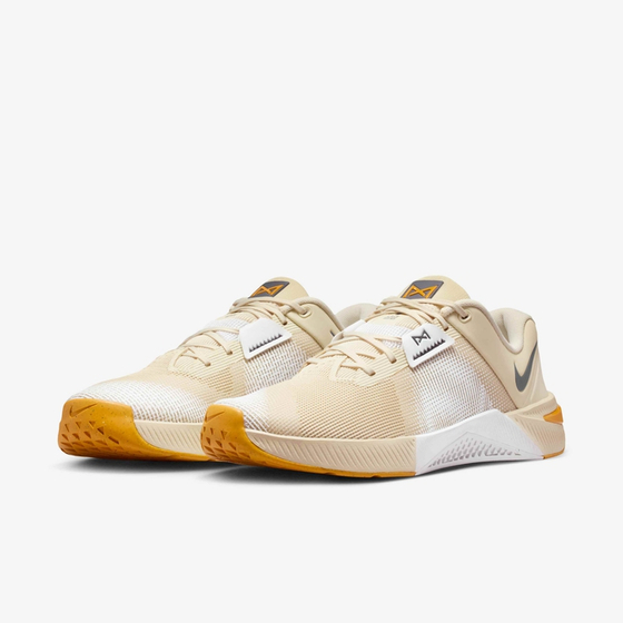 Кроссовки мужские Nike Metcon 10 (Бело-Золотые)