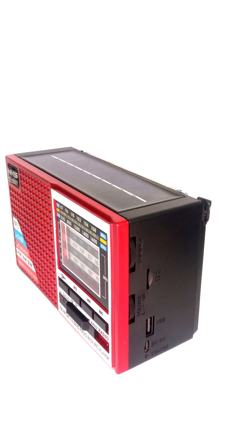 Радиоприемник NNS NS-2039S +MP3 USB/TF Solar панель