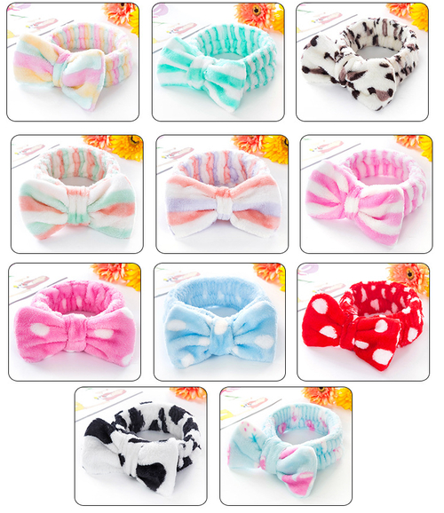 Повязка для фиксации волос, бантик.