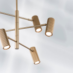 718263 Люстра ROMA 6х28W GU10 (led) ШАМПАНЬ