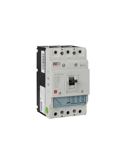 Выключатель автоматический 3п 160А 50кА AV POWER-1/3 ETU2.0 AVERES EKF mccb-13-160-2.0-av