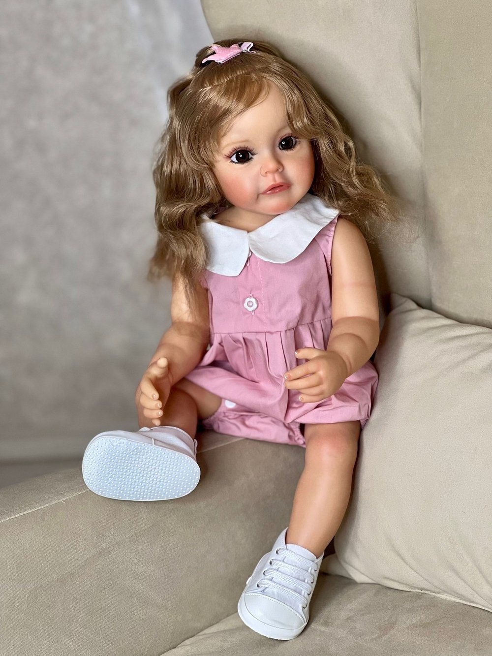 Кукла Реборн виниловая 55см в пакете (FA-170)