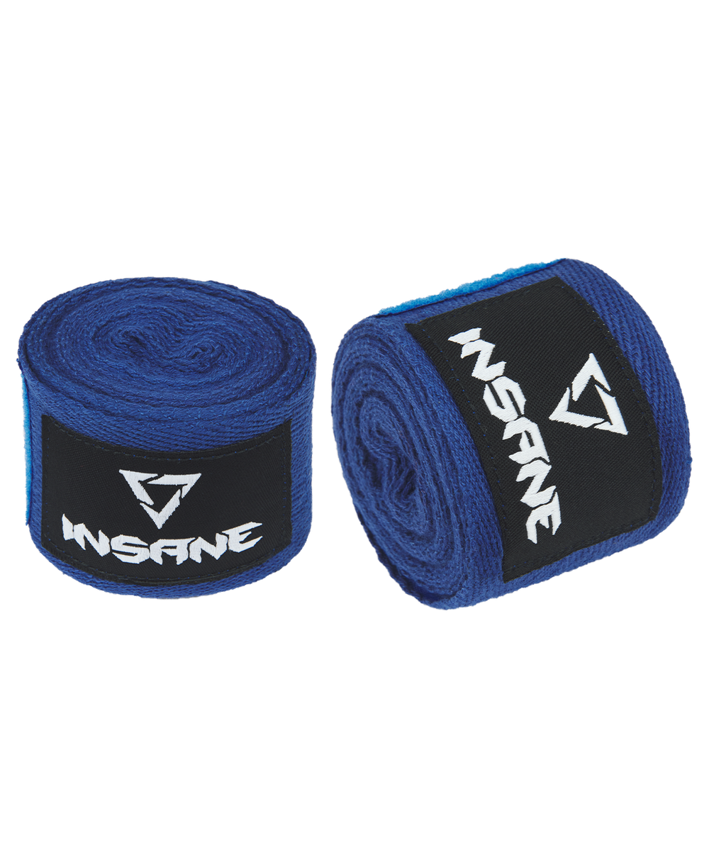 Бинт боксерский CRUSHER, хлопок, синий, 3,5 м