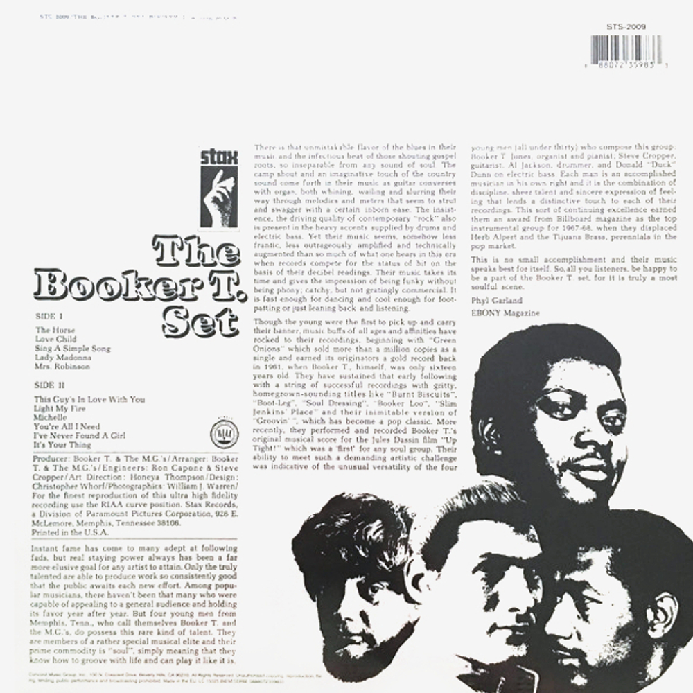 Booker T. & The MG's / The Booker T. Set (LP)