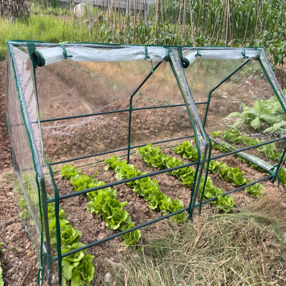 Теплица GREEN APPLE GA-House-2х-frame 1800х900х900 мм 2 отсека