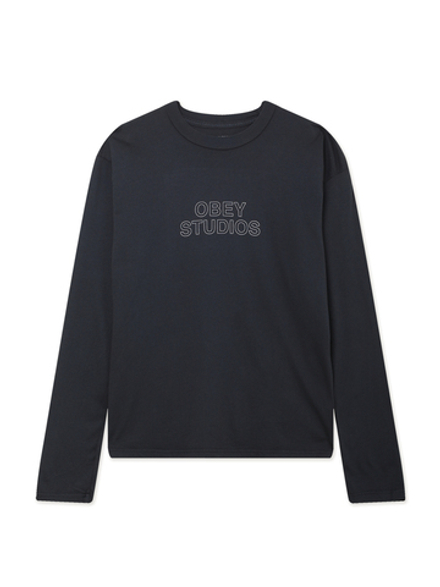 Женский Лонгслив Obey Studios Outline