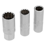 Набор инструментов 1/2", 1/4", CrV, 12 гранные головки, пластиковый кейс, 109 предмета Stels