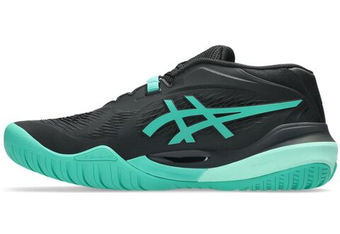 Мужские кроссовки теннисные Asics Gel-Resolution X - black/aurora green