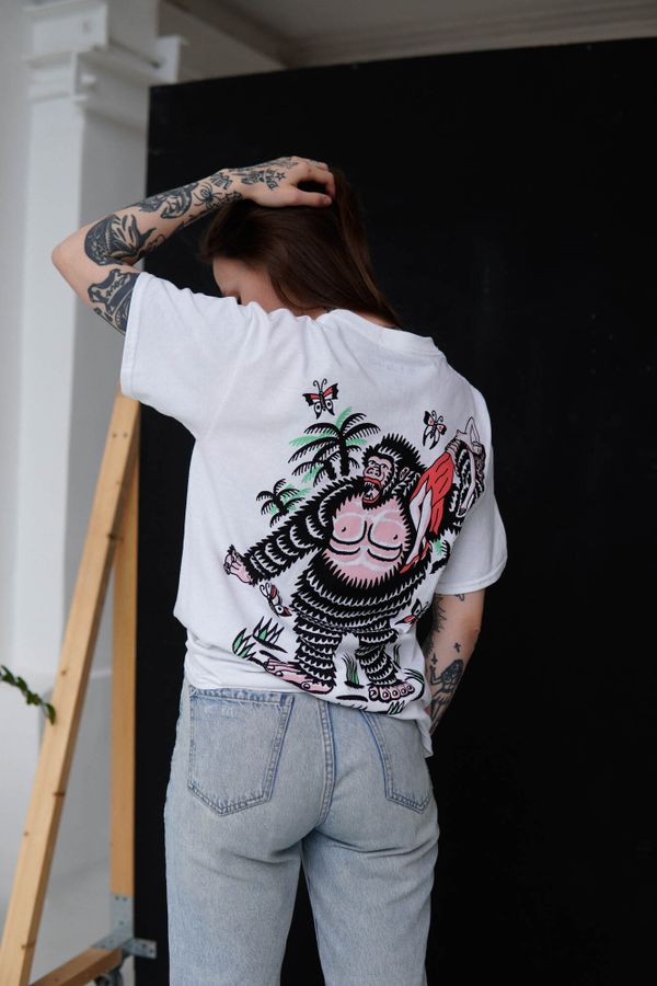 Футболка Gorilla Белая - фото 4