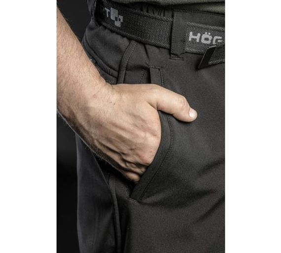 Брюки рабочие черные ELDE SOFTSHELL Högert, арт. HT5K366
