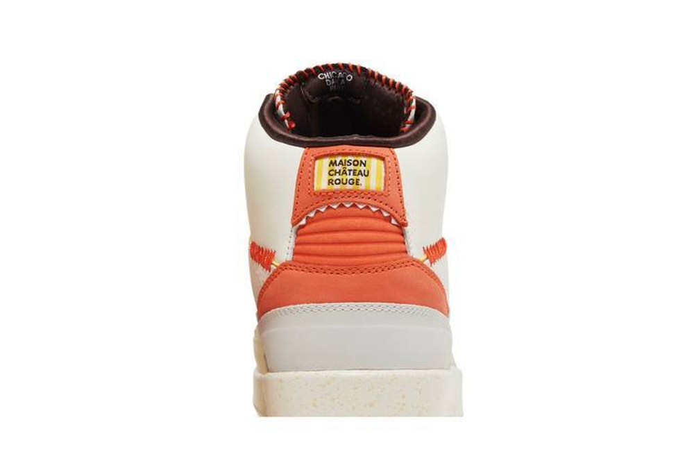 Кроссовки Maison Chteau Rouge X Jordan Air Jordan 2 Retro Sp "Orange And Sail"